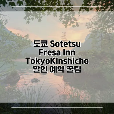 도쿄 Sotetsu Fresa Inn TokyoKinshicho 할인 예약 꿀팁