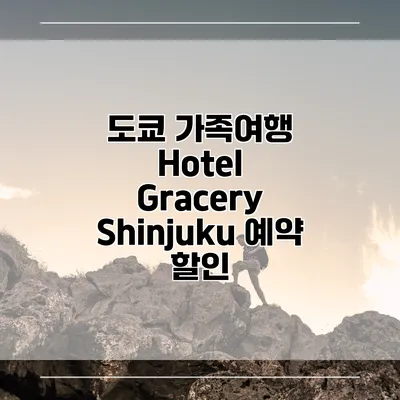 도쿄 가족여행 Hotel Gracery Shinjuku 예약 할인