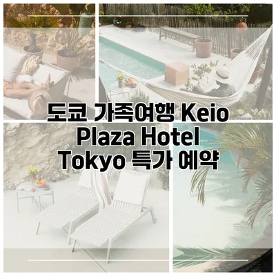 도쿄 가족여행 Keio Plaza Hotel Tokyo 특가 예약