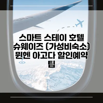 스마트 스테이 호텔 슈웨이즈 (가성비숙소) 뮌헨 아고다 할인예약 팁