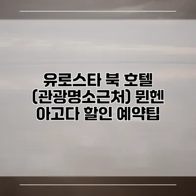 유로스타 북 호텔 (관광명소근처) 뮌헨 아고다 할인 예약팁