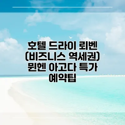 호텔 드라이 뢰벤 (비즈니스 역세권) 뮌헨 아고다 특가 예약팁